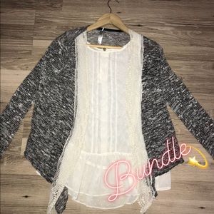 🍂🍃🍁 Fall Bundle - Top and Cardigan - Very Cute!